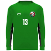 0413-22602J Keeper iD Padded Goalkeeper Jersey Junior Green/Black