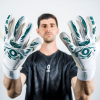 Elite Sport NEO REVOLUTION X EMERALD Junior Goalkeeper Gloves White/Gr