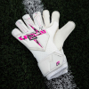 Keeper iD Goalproof POWER 1.0 Surround + Goalkeeper Gloves White Pink