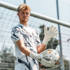 T1TAN Legend 1.0 Whiteout Finger Protection Goalkeeper Gloves White
