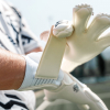 T1TAN Legend 1.0 Whiteout Finger Protection Goalkeeper Gloves White