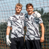 T1TAN Legend 1.0 Whiteout Finger Protection Goalkeeper Gloves White