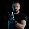 Kaliaaer NitroMAX 3DXi Goalkeeper Gloves Highlighter Blue