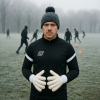 BB530G Keeper iD GK Custom Club Beanie Bobble Hat Graphite Grey