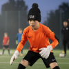 BB443KB Keeper iD Custom Kids GK Beanie Bobble Hat (Black)