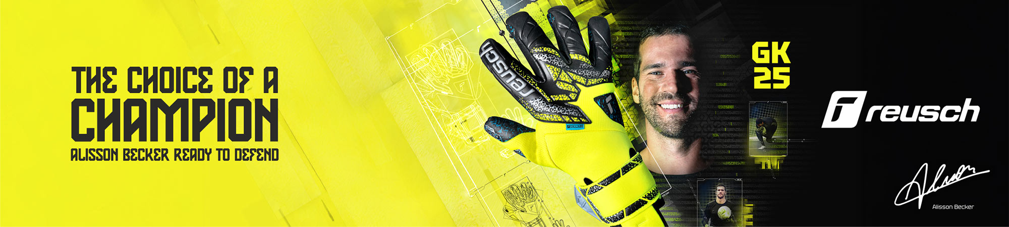 Reusch Attrakt 2025 2026 alisson becker goalkeeper gloves