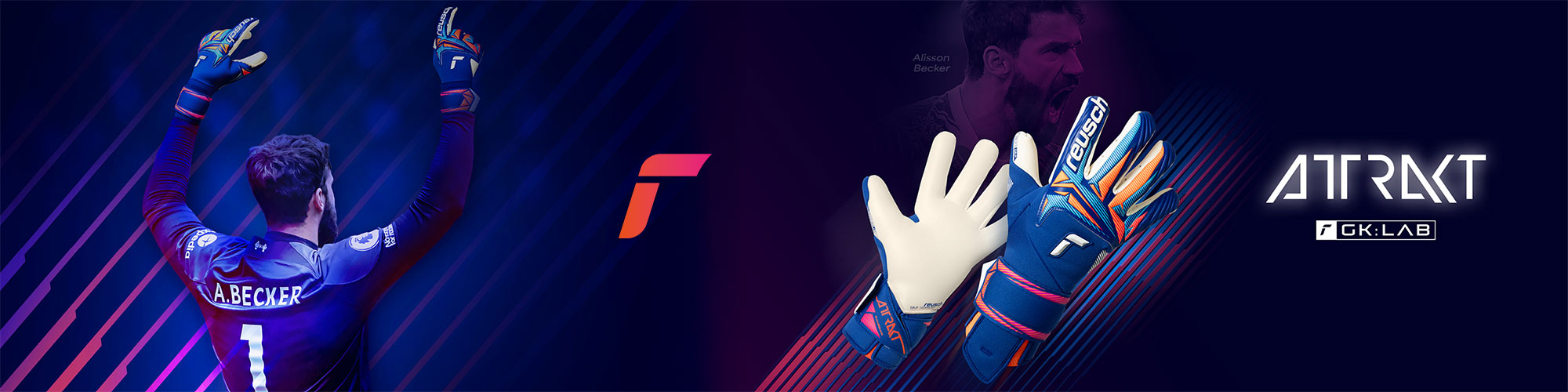 Reusch Attrakt 2026 alisson becker goalkeeper gloves reusch 26