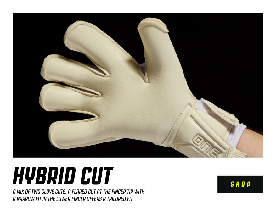 hybrid cut goalkeeper gloves