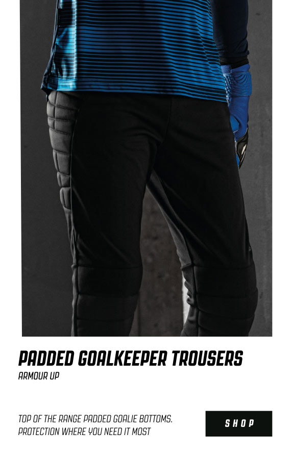 junior goalkeeper trousers with padding