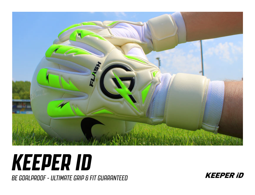 Keeper iD junior goalkeeper gloves for kids