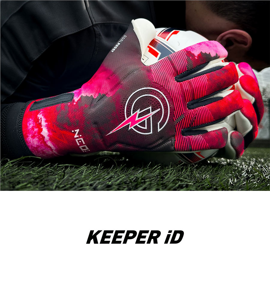 Keeper iD junior goalkeeper gloves for kids