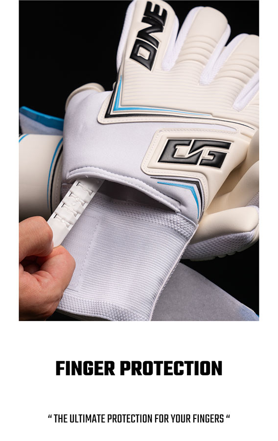 finger save junior goalkeeper gloves for kids