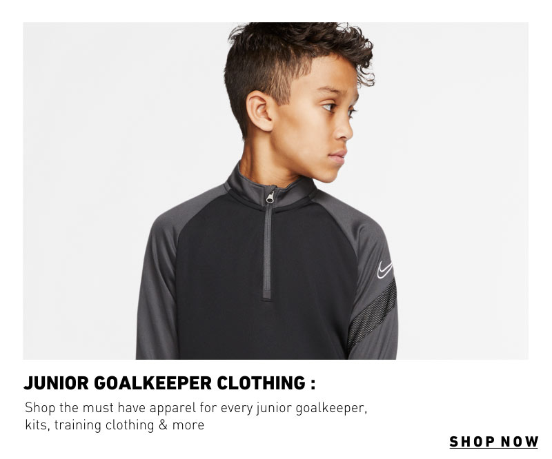 Junior goalkeeper clothing for kids