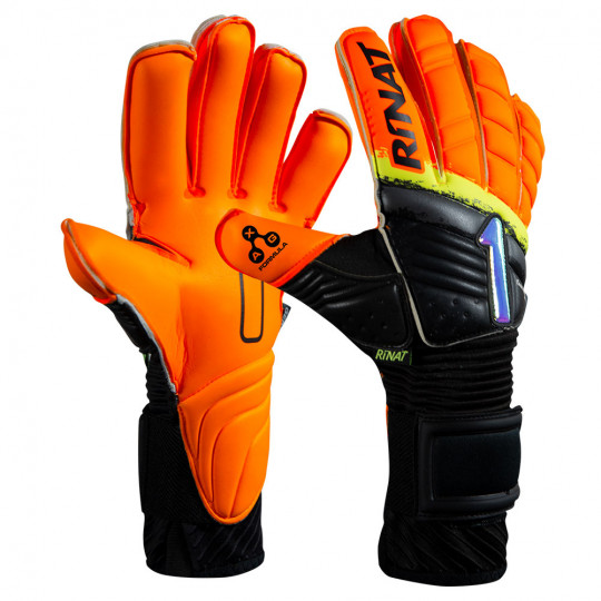 Rinat goalkeeper Asimetrik Hunter spine gloves 5 finger support green size, 11 