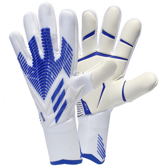 adidas Predator EDGE GL PRO PROMO Goalkeeper Gloves WHITE/HIRBLU