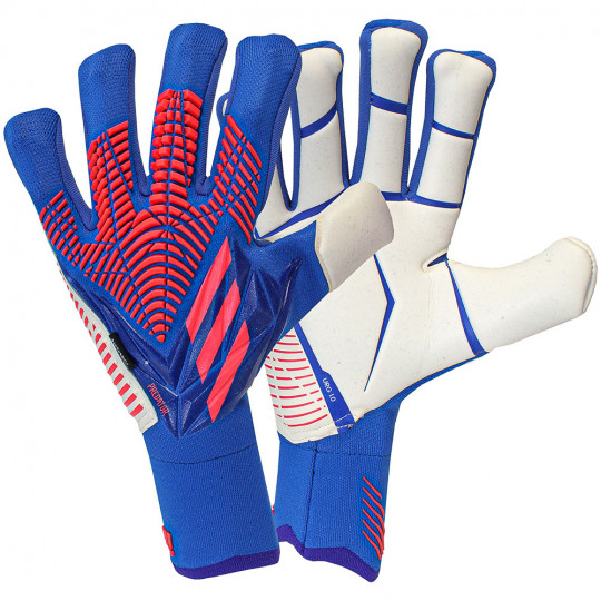 visitar Cualquier Reacondicionamiento adidas Predator EDGE Fingersave Pro Promo Neg Goalkeeper Gloves HI-RES  BLUE/turbo - Just Keepers