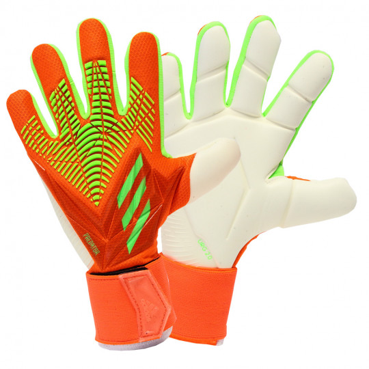 Adidas Predator Edge Pro Junior Solar Red GK Gloves - Just Keepers