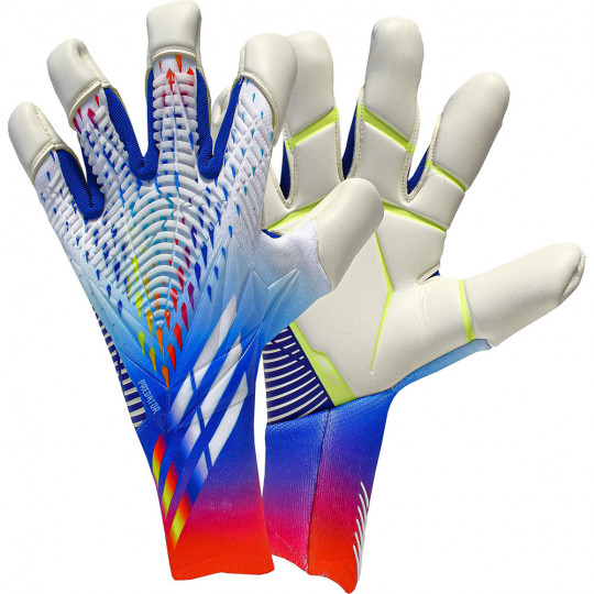 adidas Predator Pro Hybrid Promo Goalkeeper Gloves white/cyan - Just Keepers