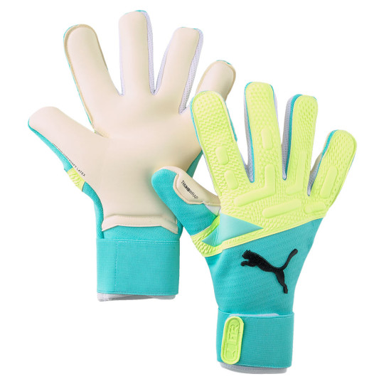 provocar Salida En todo el mundo Puma FUTURE Pro Hybrid EDERSON Goalkeeper Gloves Electric Peppermint/Fast  Yellow - Just Keepers