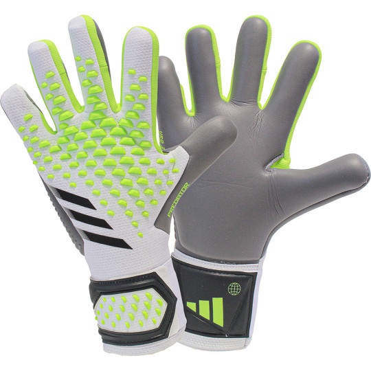 adidas Men's Predator 20 Pro Hybrid PC GoalKeeper Gloves - White/Orange