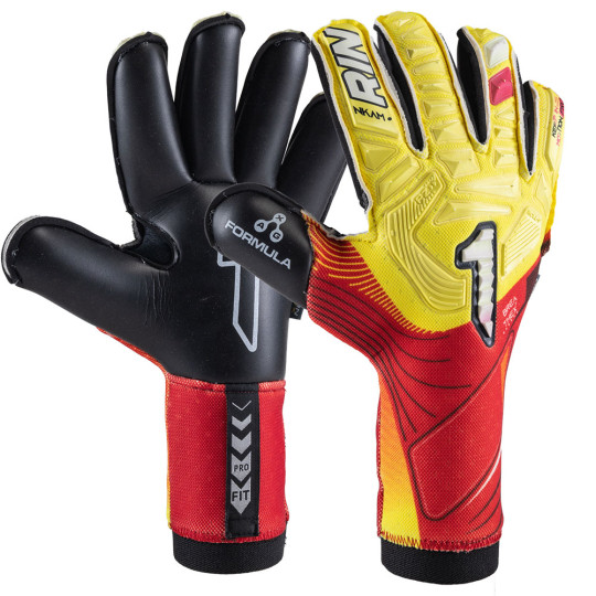 NKPA689 Rinat NKAM PRO Onana Goalkeeper Gloves Yellow Red Just