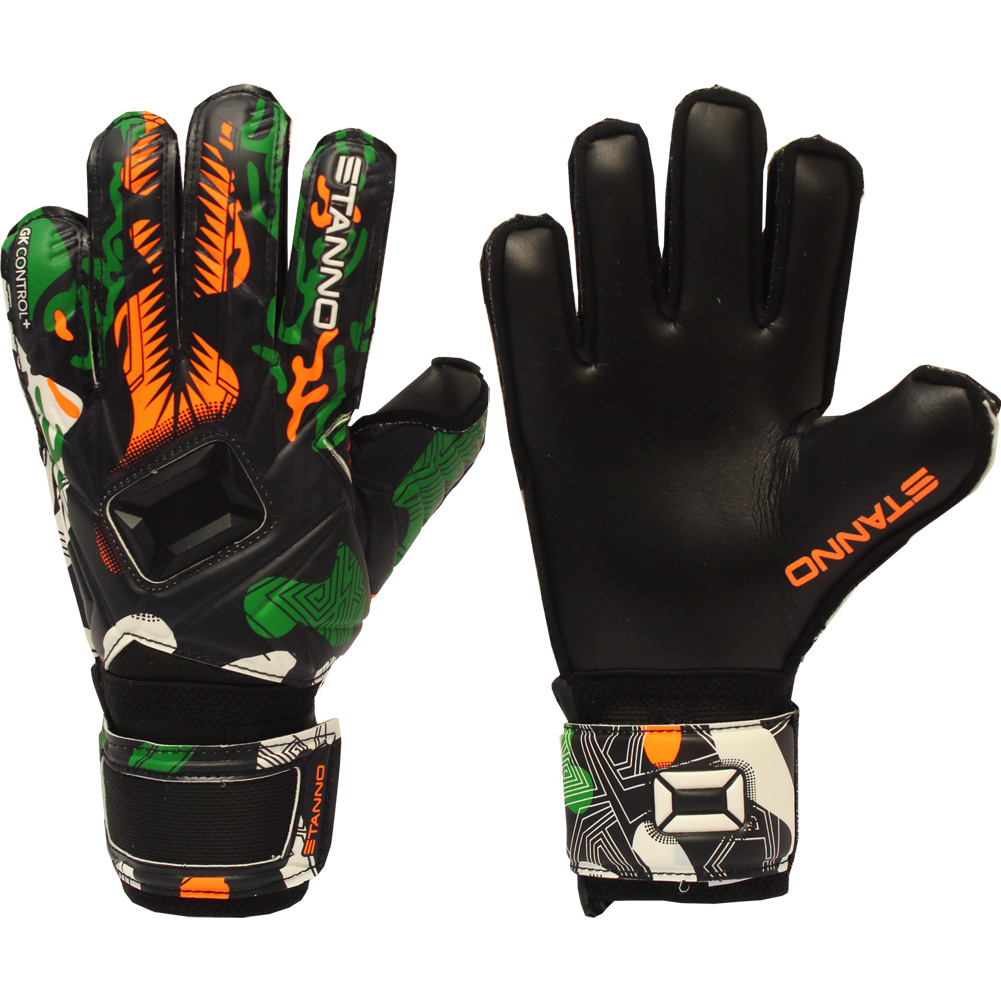 4814098130 Stanno Jungle Junior Goalkeeper Gloves BLACK/GREEN JUST