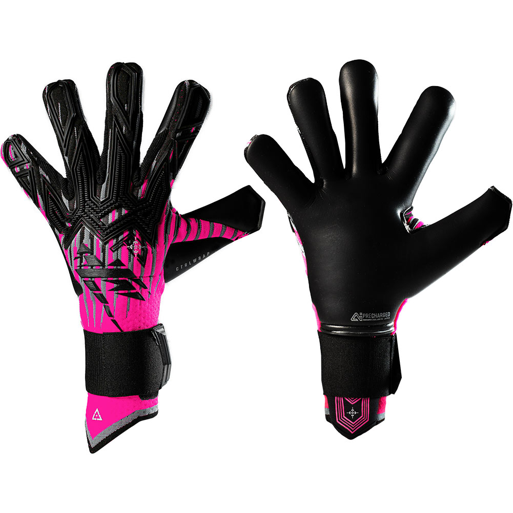 Soccer Goalie Gloves Kids Renegade GK Eclipse Professional Soccer Goalie Gloves With Pro Tek Fingersaves 4 3mm Ext Contact Grip Sizes 6 12 Level 5 Goalkeeper Gloves For Elite Play Helix Non Fingersave 11 Size Chart