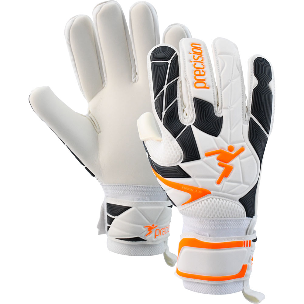 Precision Junior Football Goal Keeping Gloves Fusion_X.3D Junior Flat Cut Turf