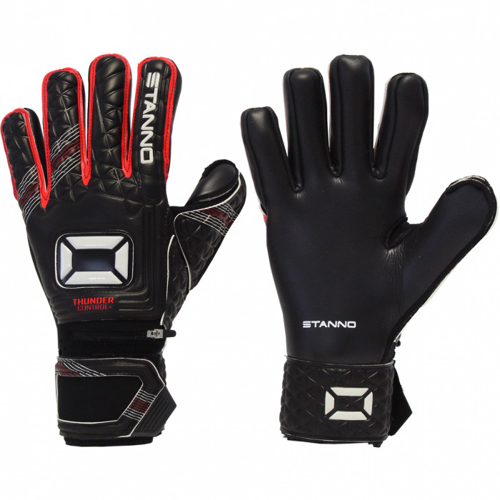 Stanno Thunder V NC Goalkeeper Gloves Black-Red-White