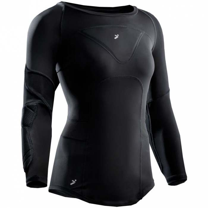 STORELLI Womens BodyShield GK 3/4 Undershirt (Black/Volt) - Just Keepers