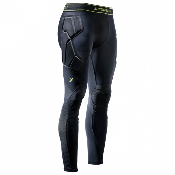 STORELLI BODYSHIELD GK 3 LEGGINGS Black Volt Just Keepers