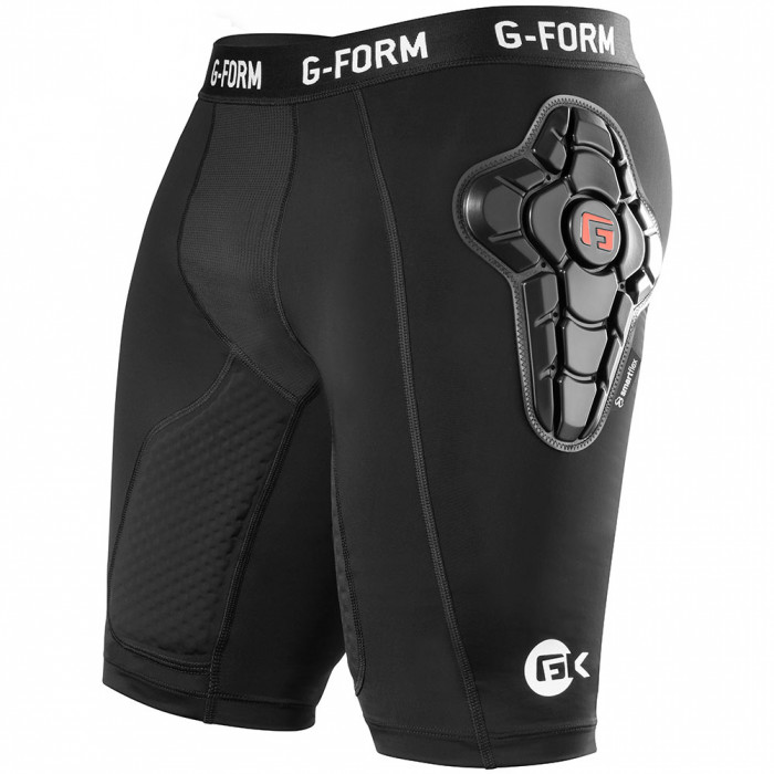 G-FORM Goalkeeper Pro Impact Shorts Black