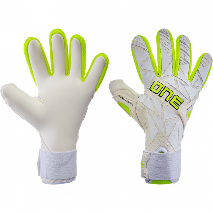 ONE GEO 3.0 Switch Goalkeeper Gloves White/Fluo