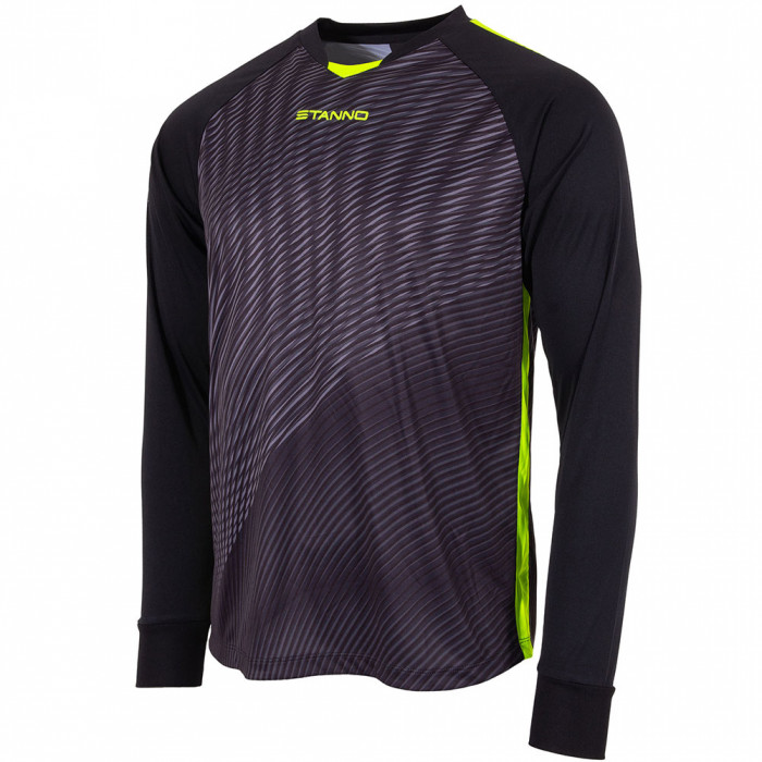  4150048004J Stanno Keeper Shirt Junior Black/Neon 