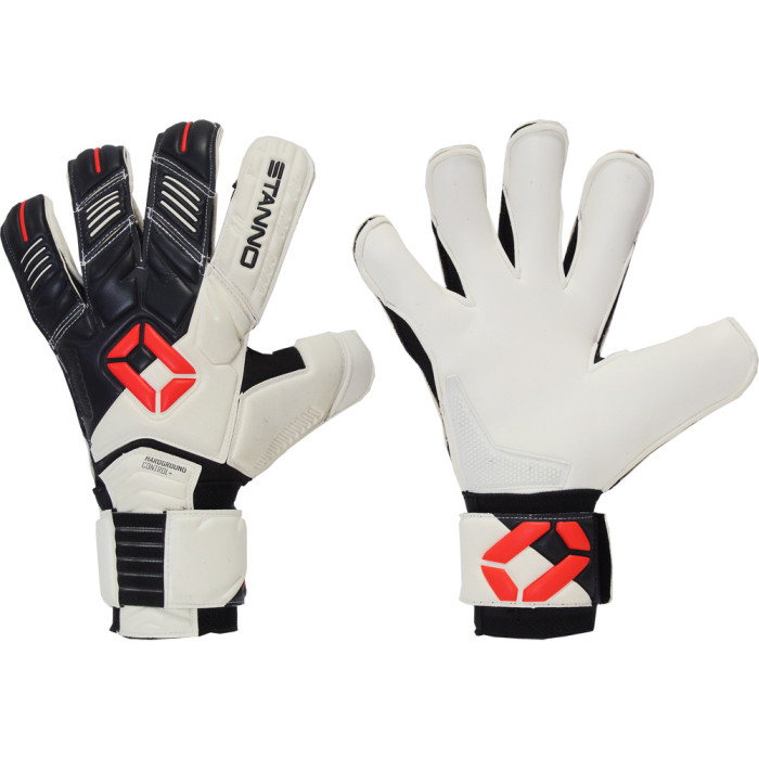 Stanno Hardground Hybrid IV Goalkeeper Gloves white/black