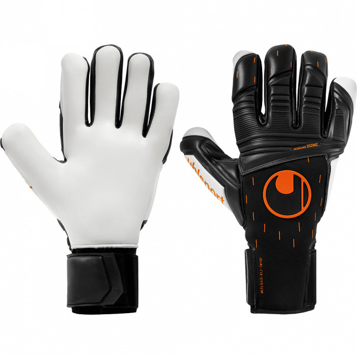 Uhlsport SPEED CONTACT ABSOLUTGRIP HN Goalkeeper Gloves Black/White/Fluo