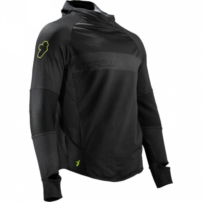 Storelli Technical Training Hoodie (Black/Volt)