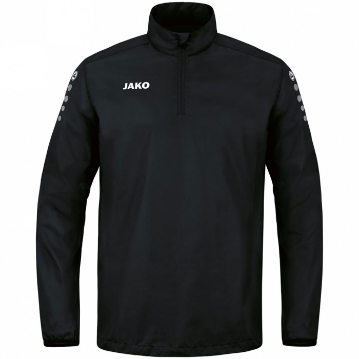  7302-800J JAKO 1/4 Zip Team Rain Jacket Junior (Black) 