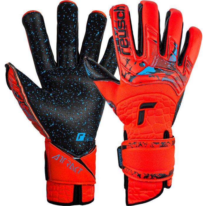 Reusch Attrakt Fusion Guardian AdaptiveFlex Goalkeeper Gloves bright red