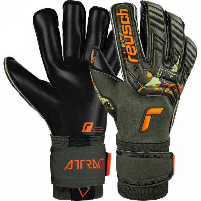 Reusch Attrakt Gold X Evolution Cut Desert Bloom Goalkeeper Gloves