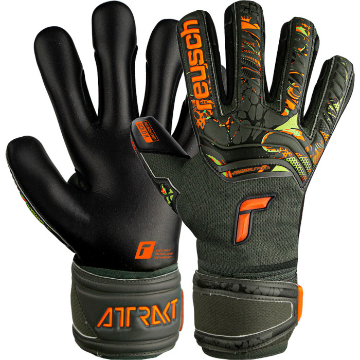 Reusch Attrakt Gold X Finger Support Junior  