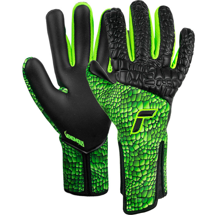 53709565010 Reusch Venomous Gold X Goalkeeper Gloves venom green