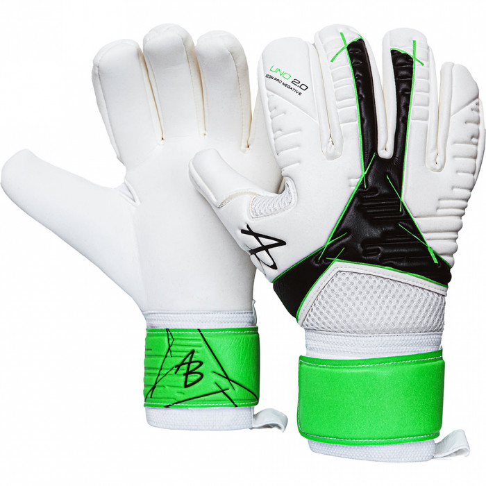 AB1 UNO 2.0 Icon Pro Negative Goalkeeper Gloves White/Green