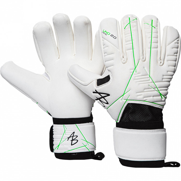 AB1 UNO 2.0 Lite Pro Goalkeeper Gloves White/Green