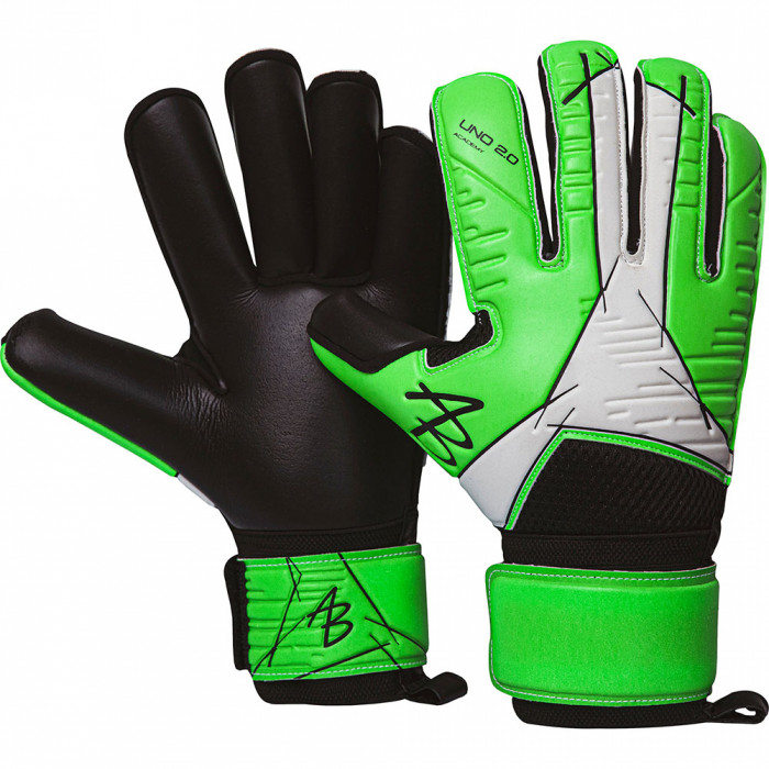 AB1 UNO 2.0 Academy Roll Goalkeeper Gloves Green/Black/White