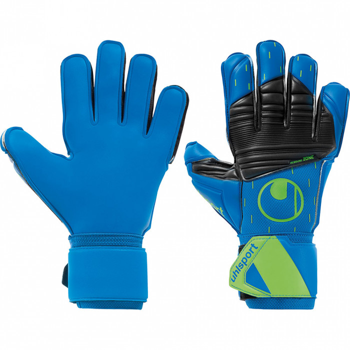 Uhlsport AquaSOFT Goalkeeper Gloves pacific/fluogreen