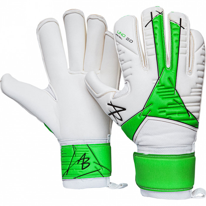 AB1 Uno 2.0.1 Pro Roll Junior Goalkeeper Gloves White/Green