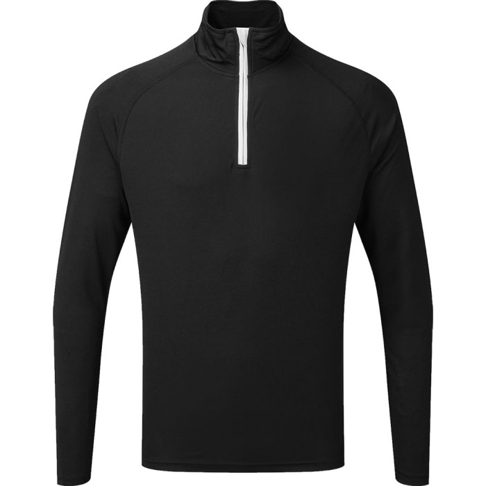 Keeper iD GK Performance 1/4 Zip Top (Black/White)