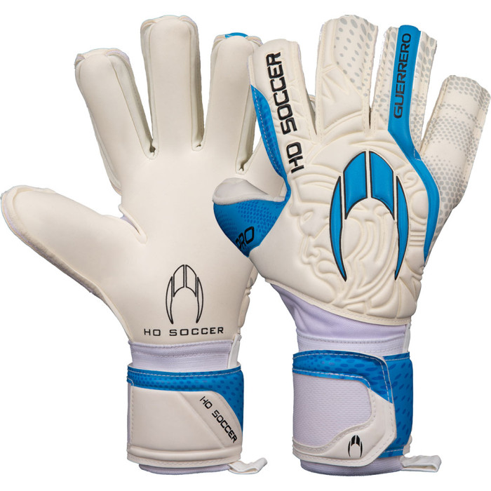 HO Soccer Guerrero Pro Negative Junior Goalkeeper Gloves White/Blue