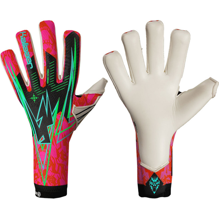 Kaliaaer NITROLITE Goalkeeper Gloves Neo Pink | Black | Cyan | Studio Green
